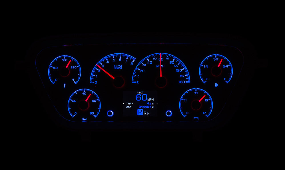 1953-55 Ford Pickup Dakota Digital HDX Instruments