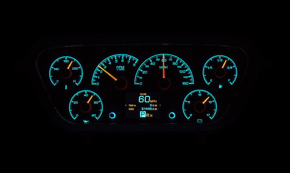 1953-55 Ford Pickup Dakota Digital HDX Instruments