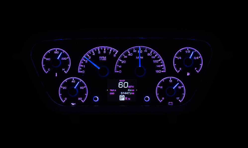 1953-55 Ford Pickup Dakota Digital HDX Instruments