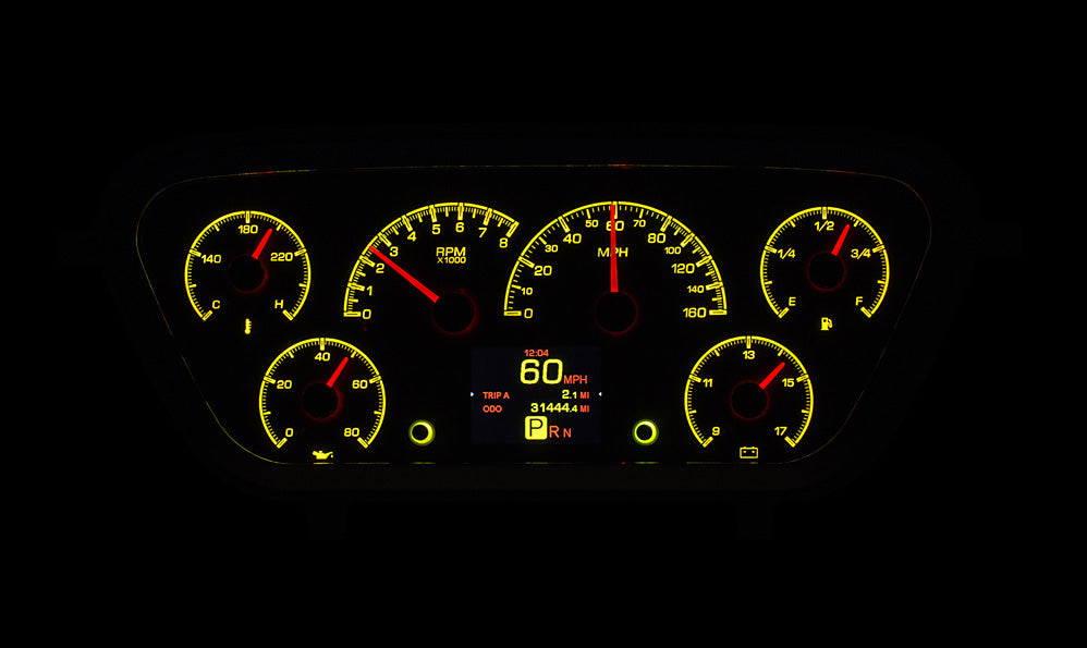 1953-55 Ford Pickup Dakota Digital HDX Instruments