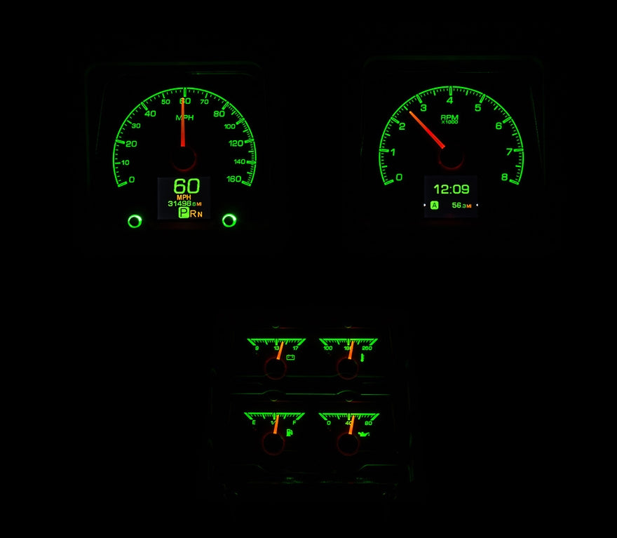 1969 Chevy Camaro with Console Gauges, HDX Instruments