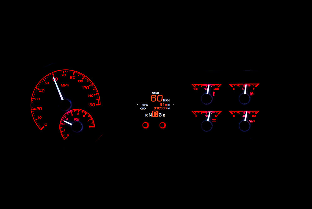 1953-54 Chevy Car HDX Instruments