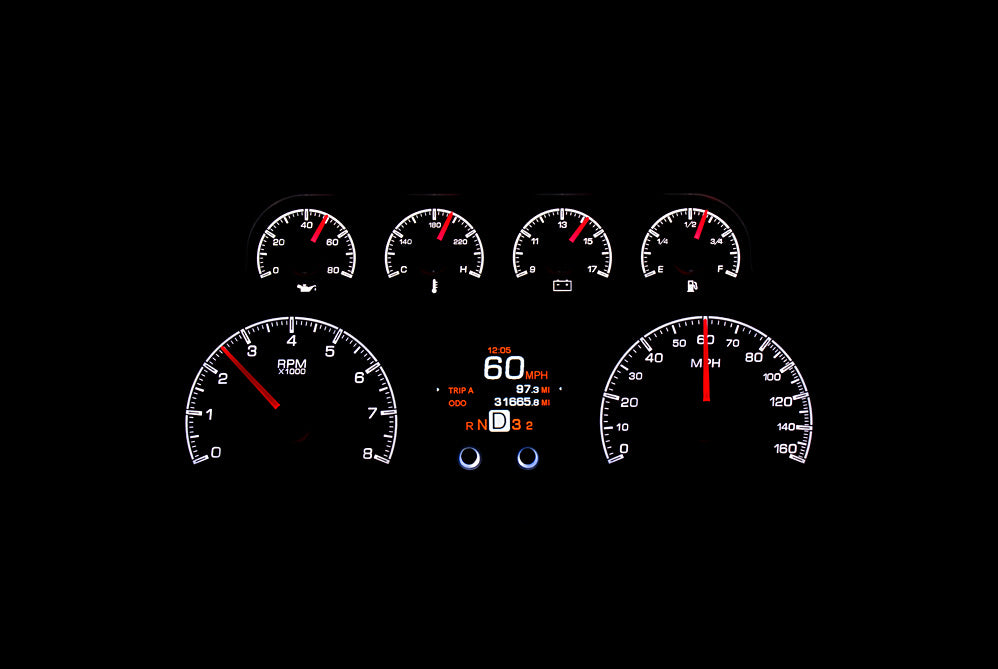 1988-94 Chevy/GMC Pickup/SUV HDX Instruments