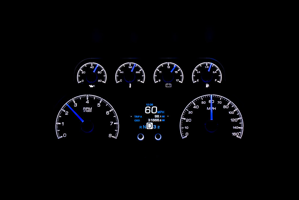 1988-94 Chevy/GMC Pickup/SUV HDX Instruments