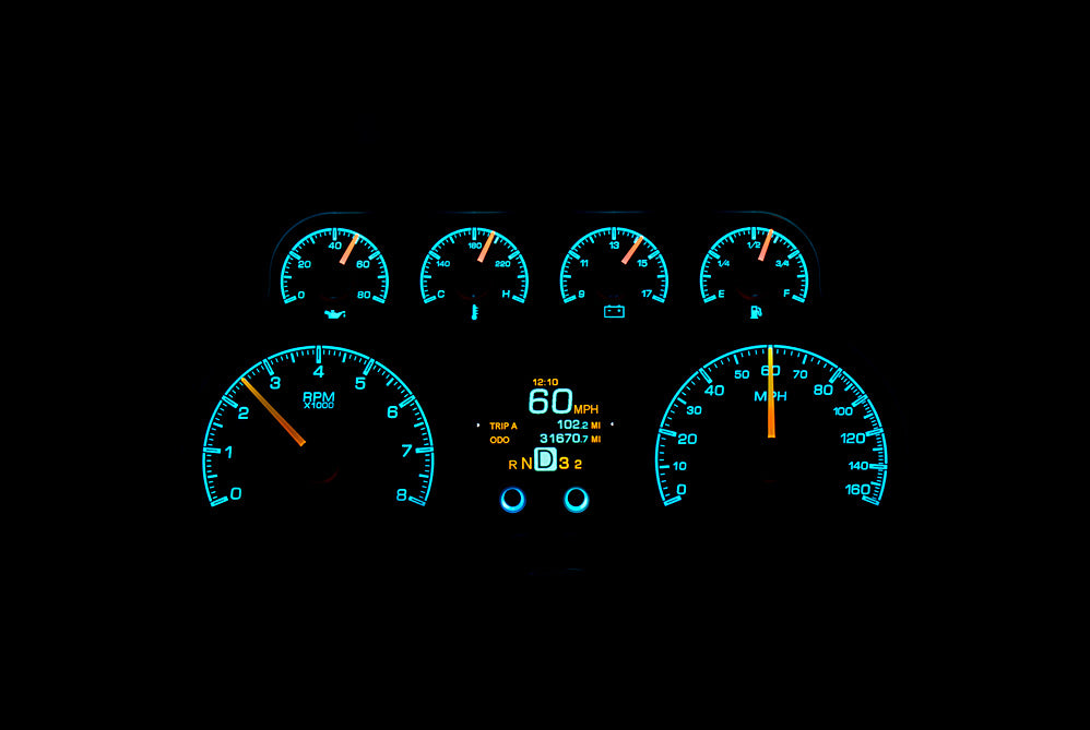1988-94 Chevy/GMC Pickup/SUV HDX Instruments