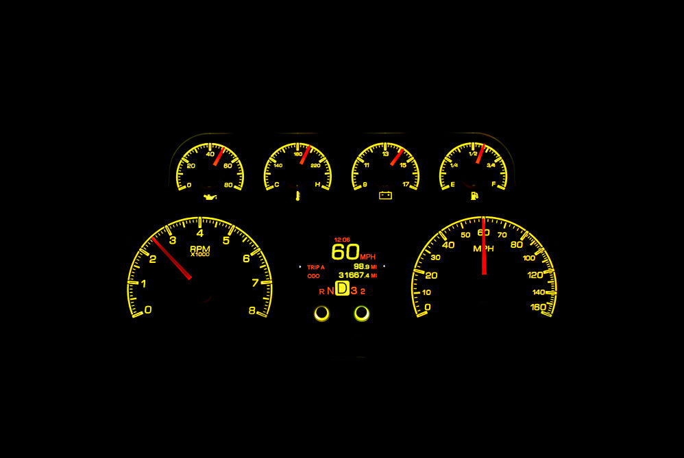 1988-94 Chevy/GMC Pickup/SUV HDX Instruments