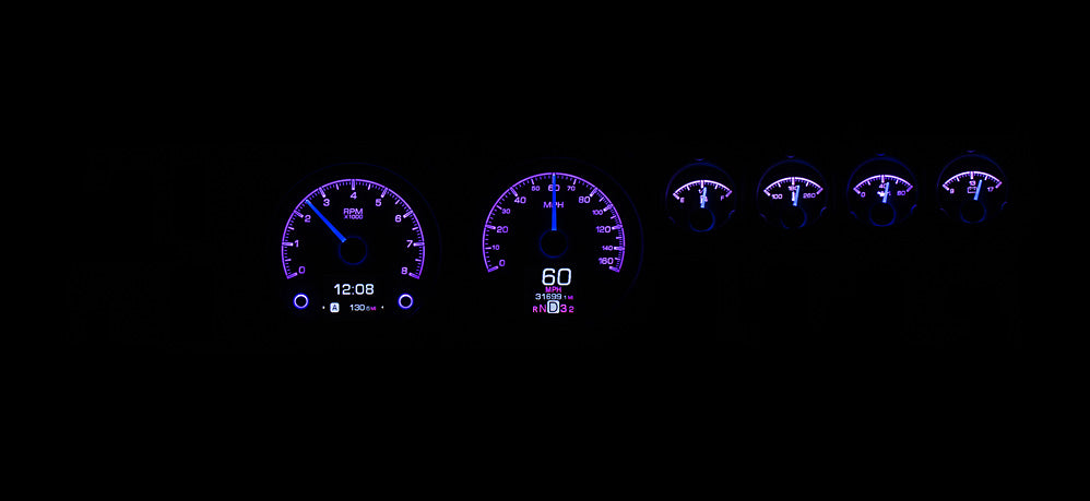 1968- 70 Dodge Charger, Super Bee, Coronet R/T, 1970 Plymouth GTX and Road Runner Digital HDX Gauges