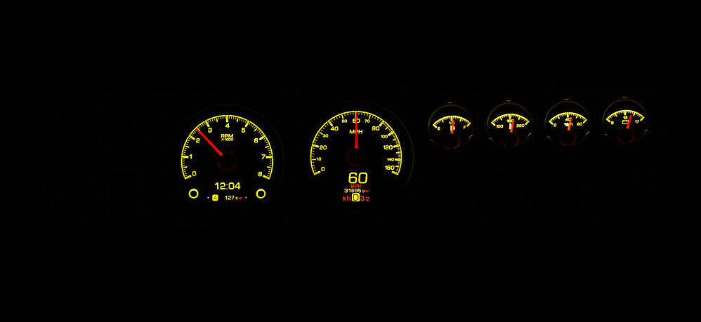 1968- 70 Dodge Charger, Super Bee, Coronet R/T, 1970 Plymouth GTX and Road Runner Digital HDX Gauges