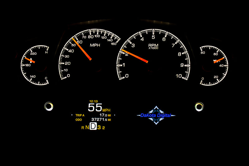 Dakota Digital Universal Competition Analog HDX Gauges