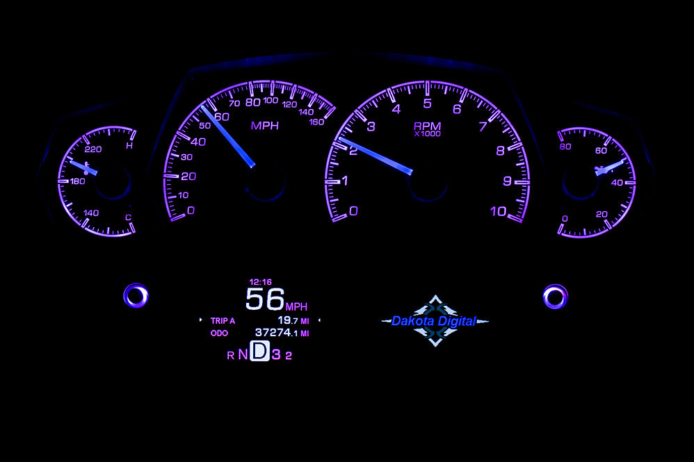 Dakota Digital Universal Competition Analog HDX Gauges