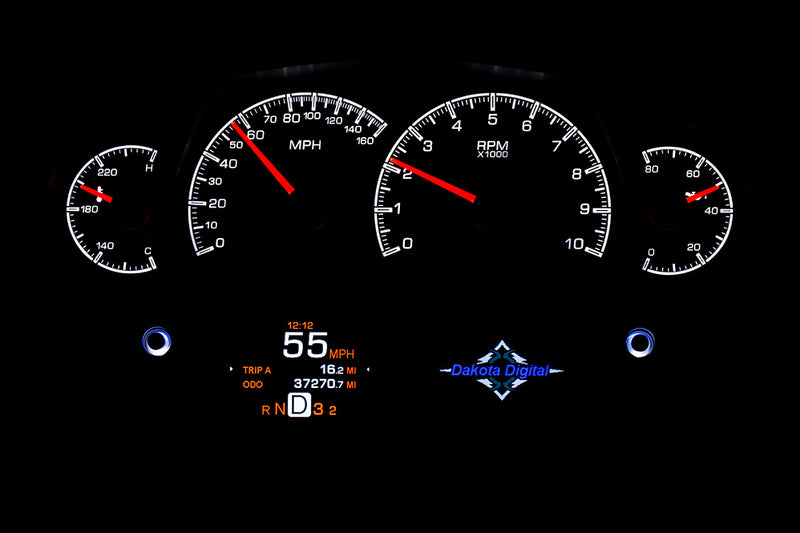 Dakota Digital Universal Competition Analog HDX Gauges