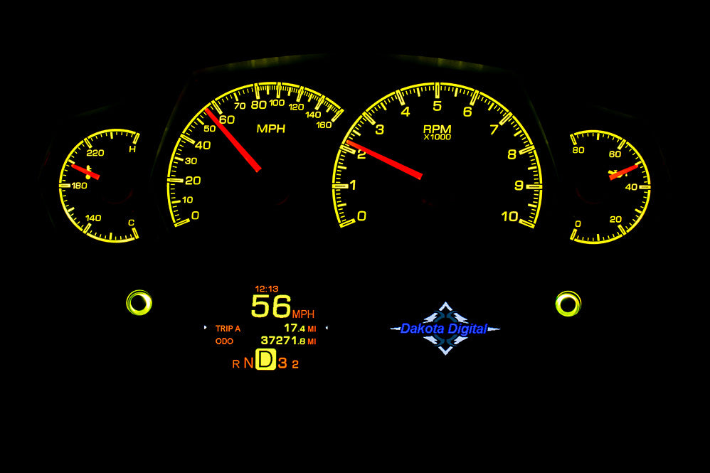 Dakota Digital Universal Competition Analog HDX Gauges