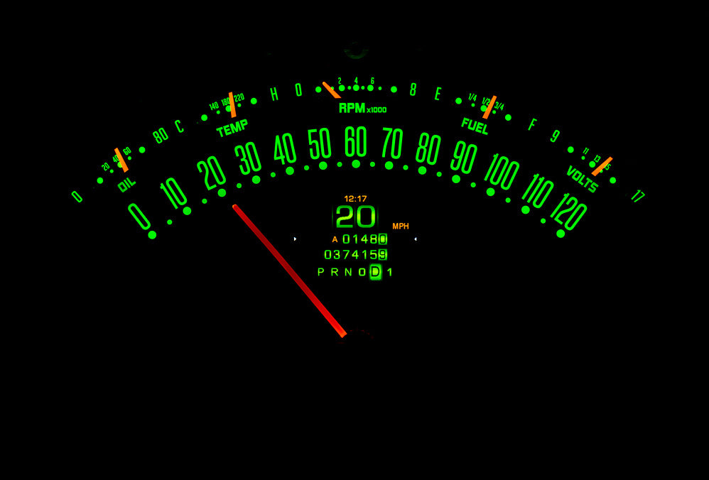 1955-56 Chevy Car RTX Instruments