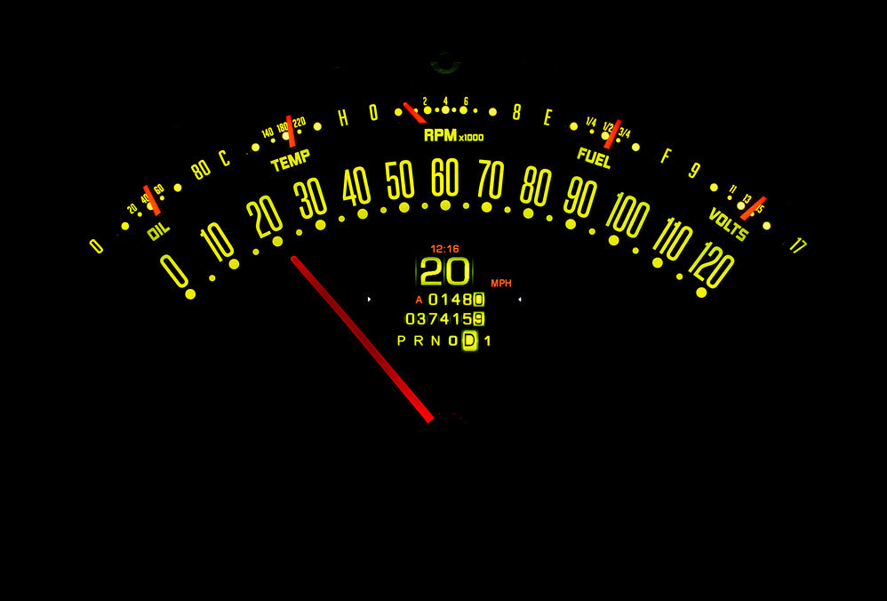 1955-56 Chevy Car RTX Instruments