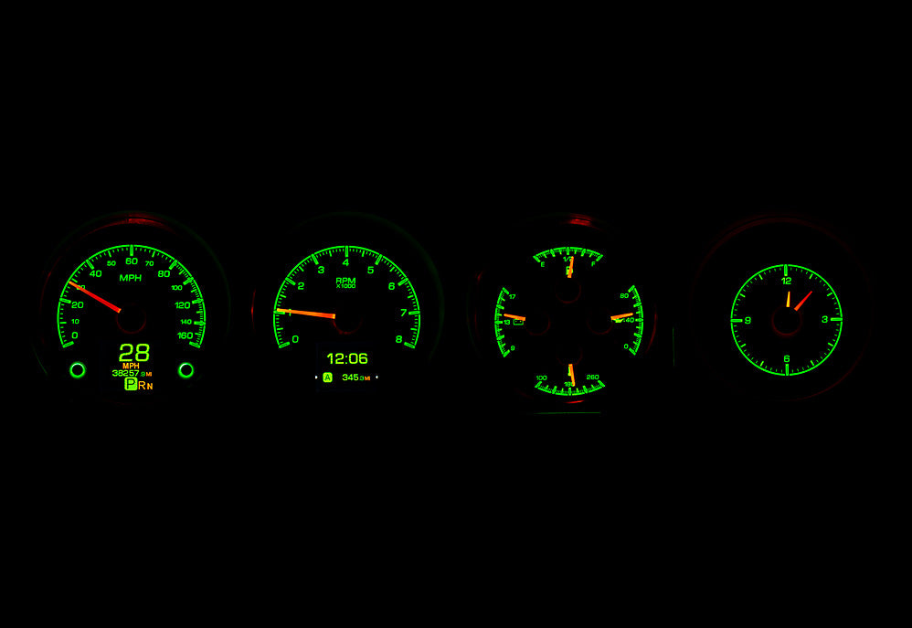 1970-74 Dodge Challenger and 1970-74 Plymouth 'Cuda with Rallye Dash Digital HDX Gauges