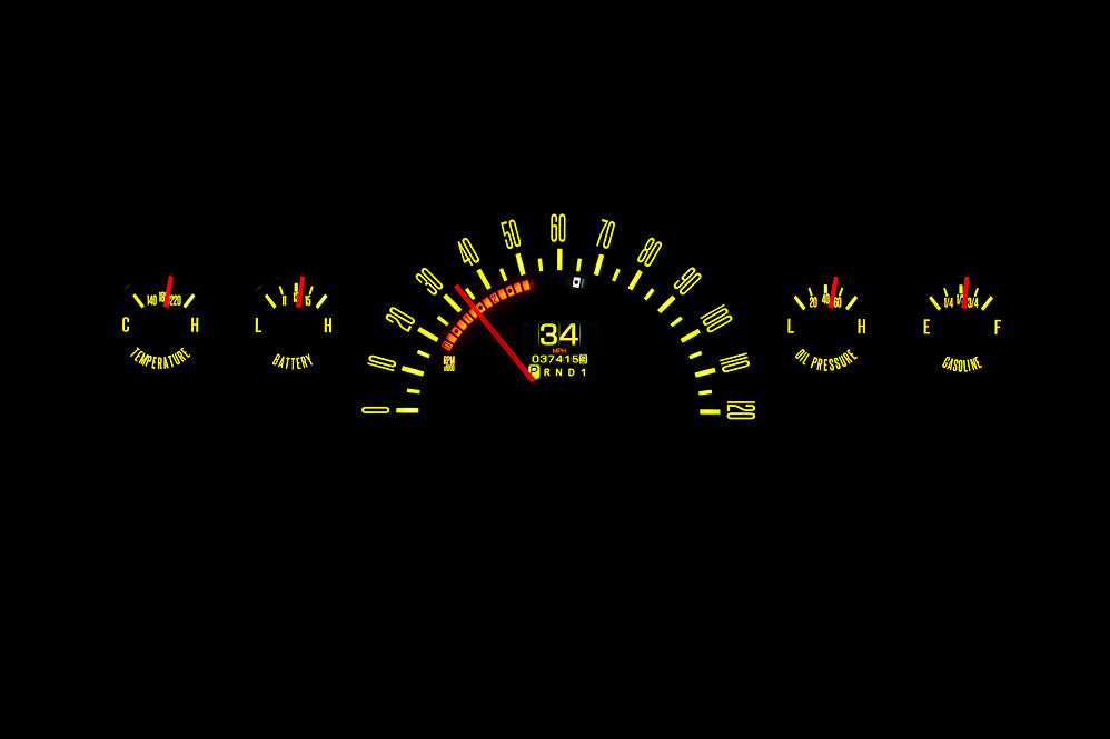 1960-63 Chevy Pickup Dakota Digital RTX Gauges