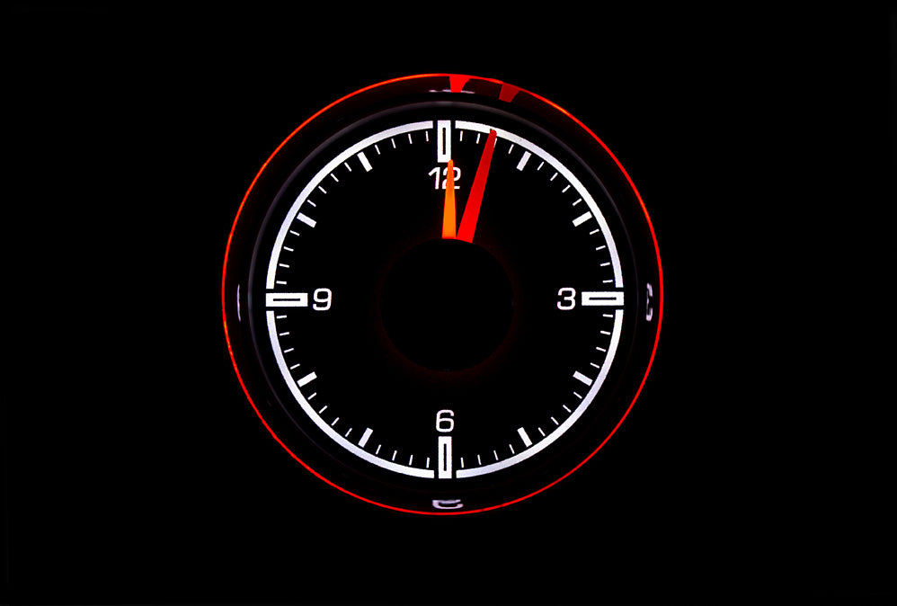 2-1/16" Round Universal HDX Dakota Digital Clock