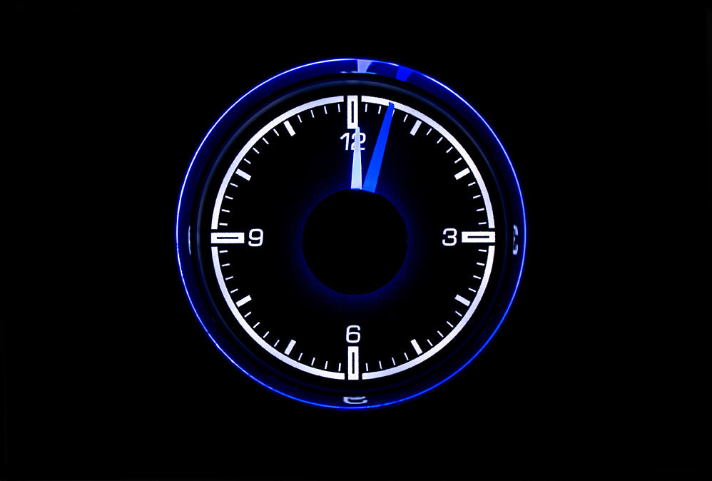 2-1/16" Round Universal HDX Dakota Digital Clock