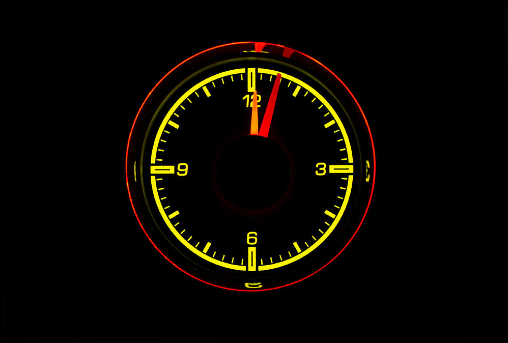 2-1/16" Round Universal HDX Dakota Digital Clock