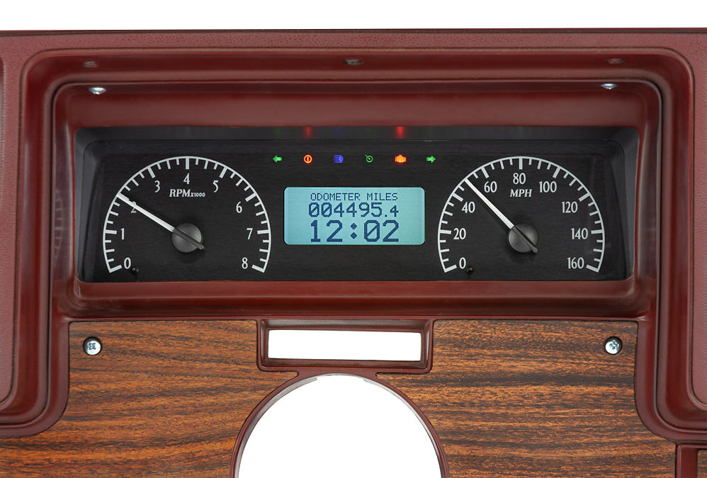 1973-77 Chevy Malibu / El Camino / GMC Sprint with Square Gauges VHX Instruments