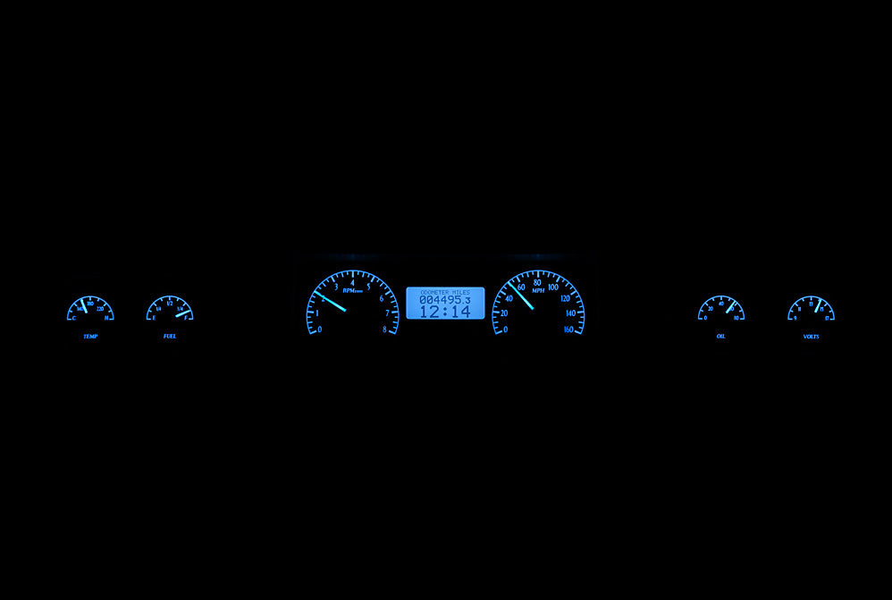 1973-77 Chevy Malibu / El Camino / GMC Sprint with Square Gauges VHX Instruments