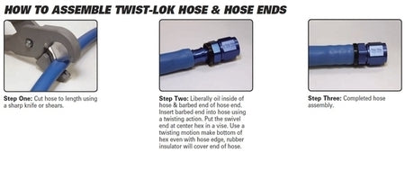 Russell Twist-Lok -6AN Hose Ends