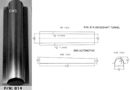 Universal Driveshaft Tunnel