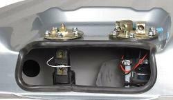 1969 Notched Corner Chevy Camaro and Pontiac Firebird, Fuel Injection Steel Fuel Tank