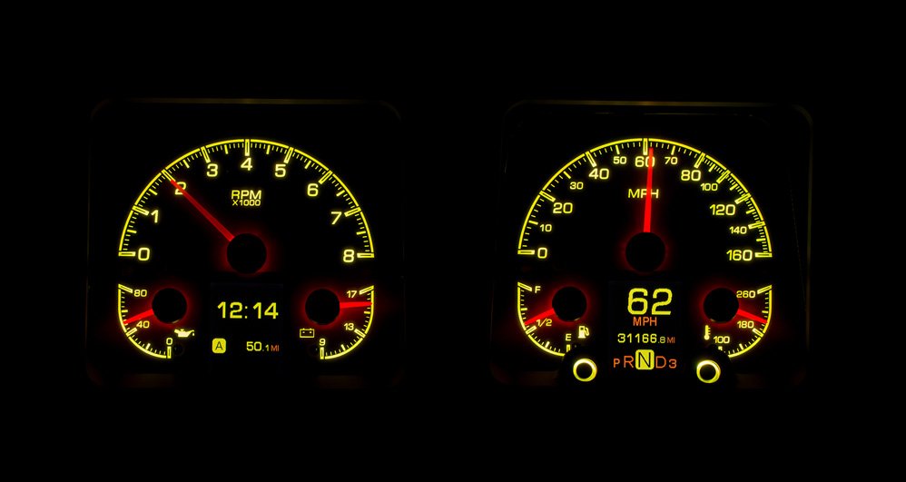 1969 Chevy Camaro HDX Instruments