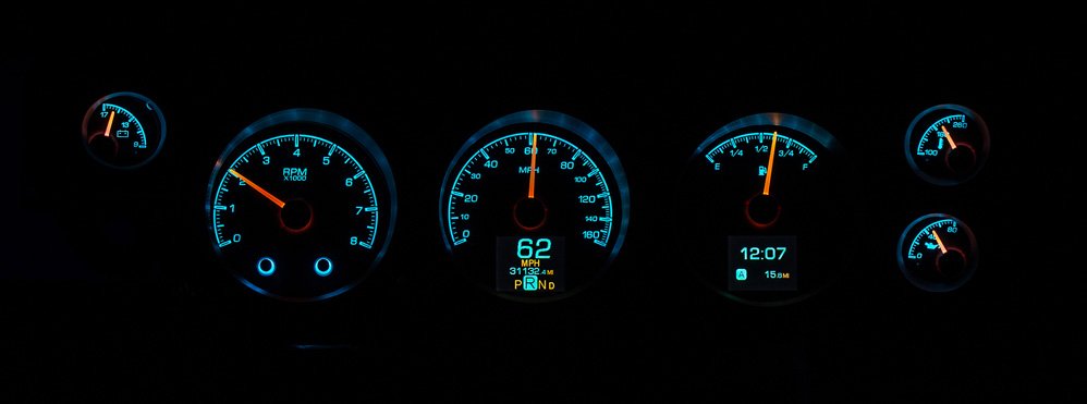 1970-72 Chevy Chevelle SS/Monte Carlo/El Camino & '71 GMC Sprint SP, HDX Instruments