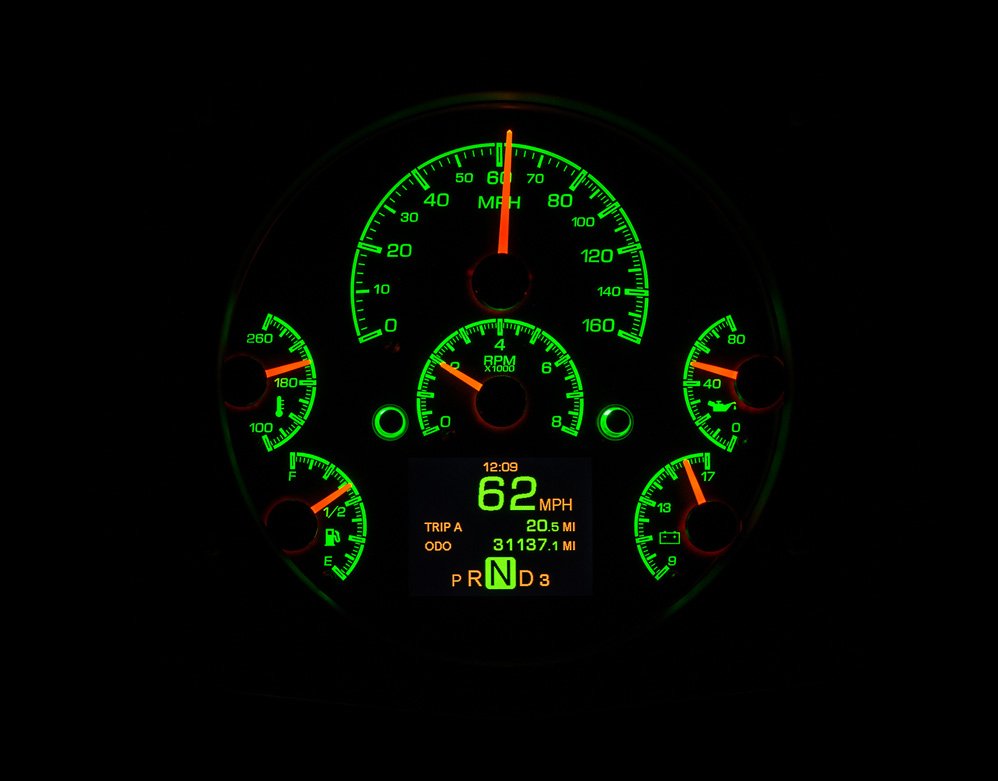 1961-66 Ford Pickup Dakota Digital HDX Instruments