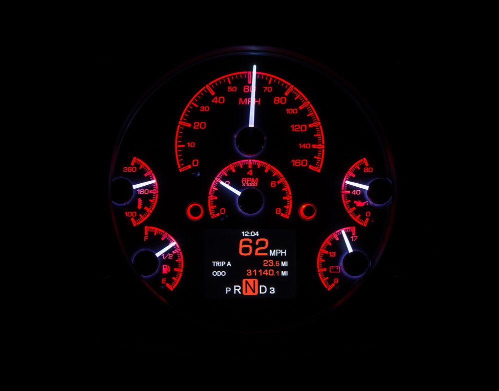 1961-66 Ford Pickup Dakota Digital HDX Instruments
