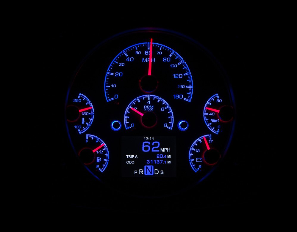 1961-66 Ford Pickup Dakota Digital HDX Instruments