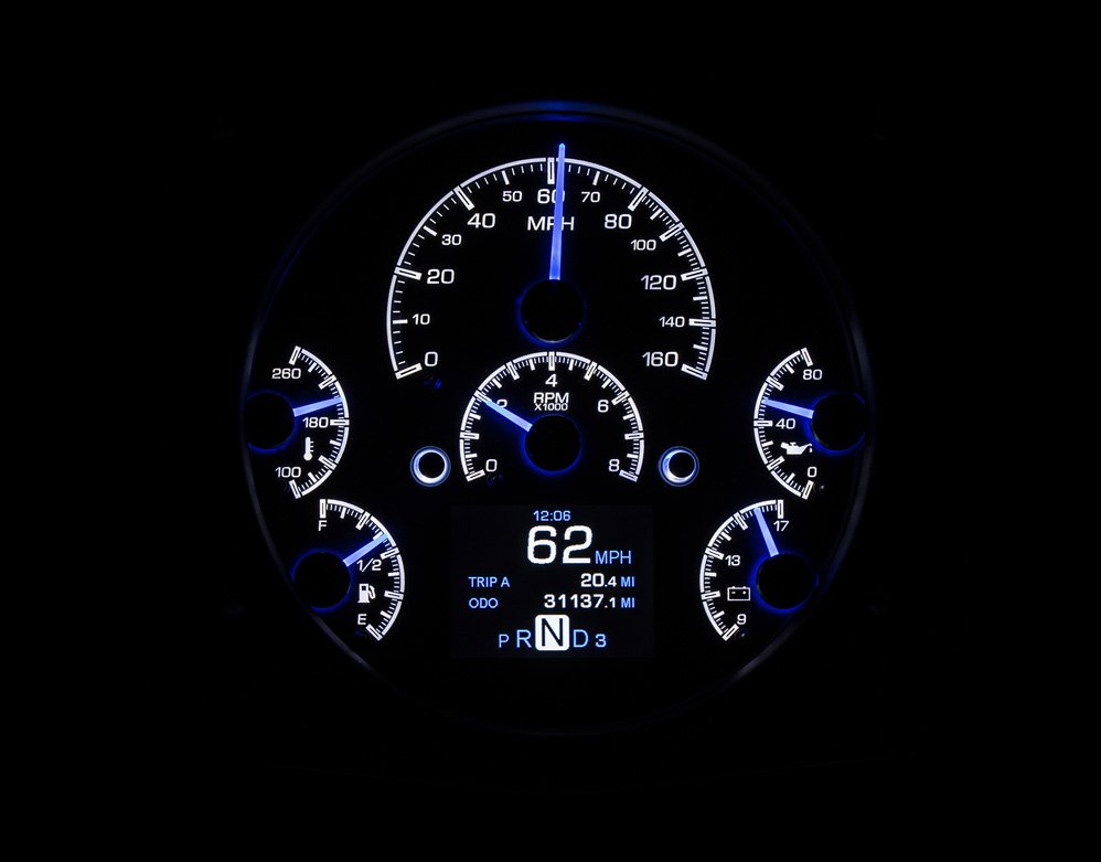 1961-66 Ford Pickup Dakota Digital HDX Instruments