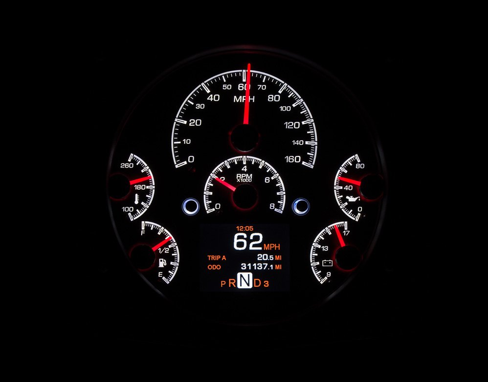 1961-66 Ford Pickup Dakota Digital HDX Instruments