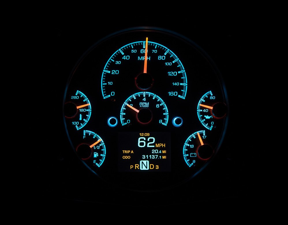1961-66 Ford Pickup Dakota Digital HDX Instruments