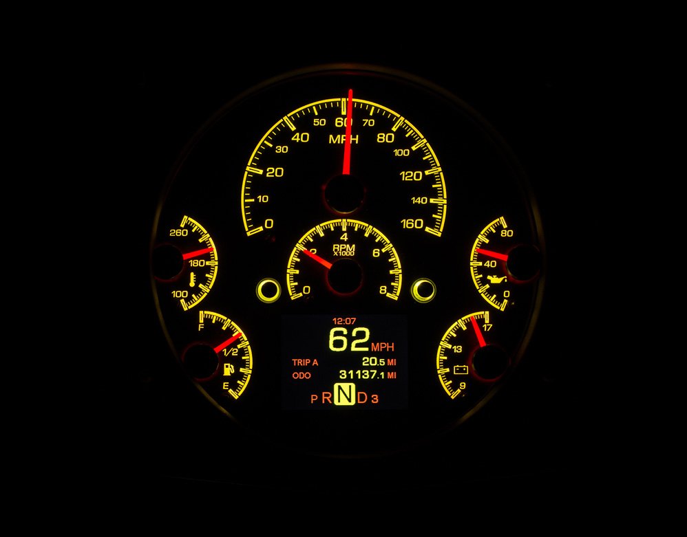 1961-66 Ford Pickup Dakota Digital HDX Instruments