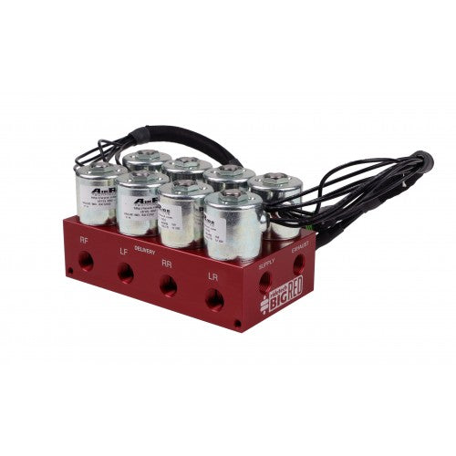 RidePro E5 Air Ride Suspension Control System - 5 Gallon Tank - Dual Compressors - High Flow 3/8" Valves