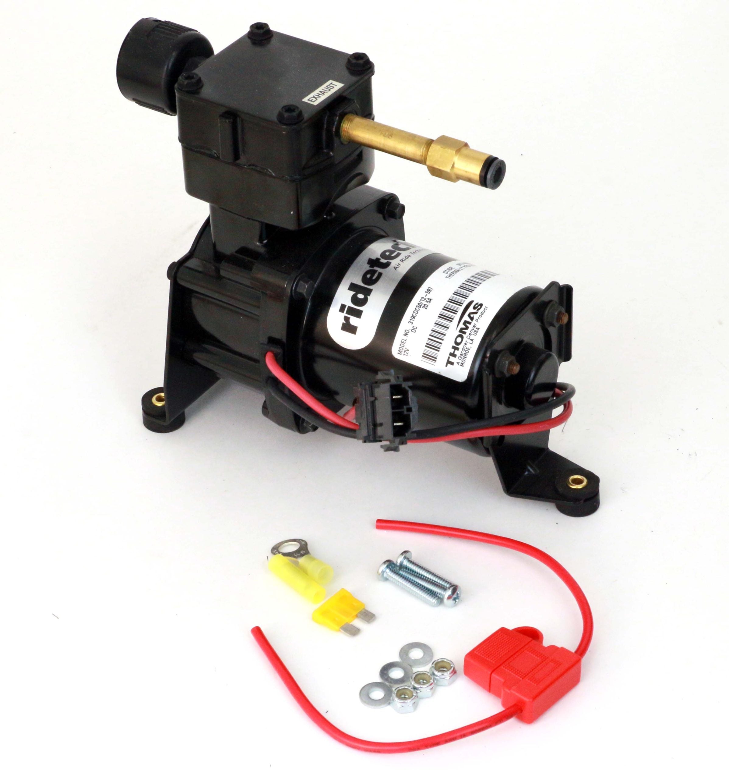 RidePro E5 Air Ride Suspension Control System - 5 Gallon Tank - Dual Compressors - High Flow 3/8" Valves