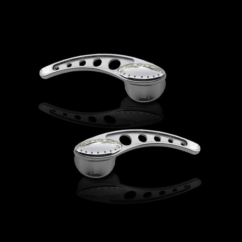 Clayton Machine Works Chrome Door Handles (Pair)