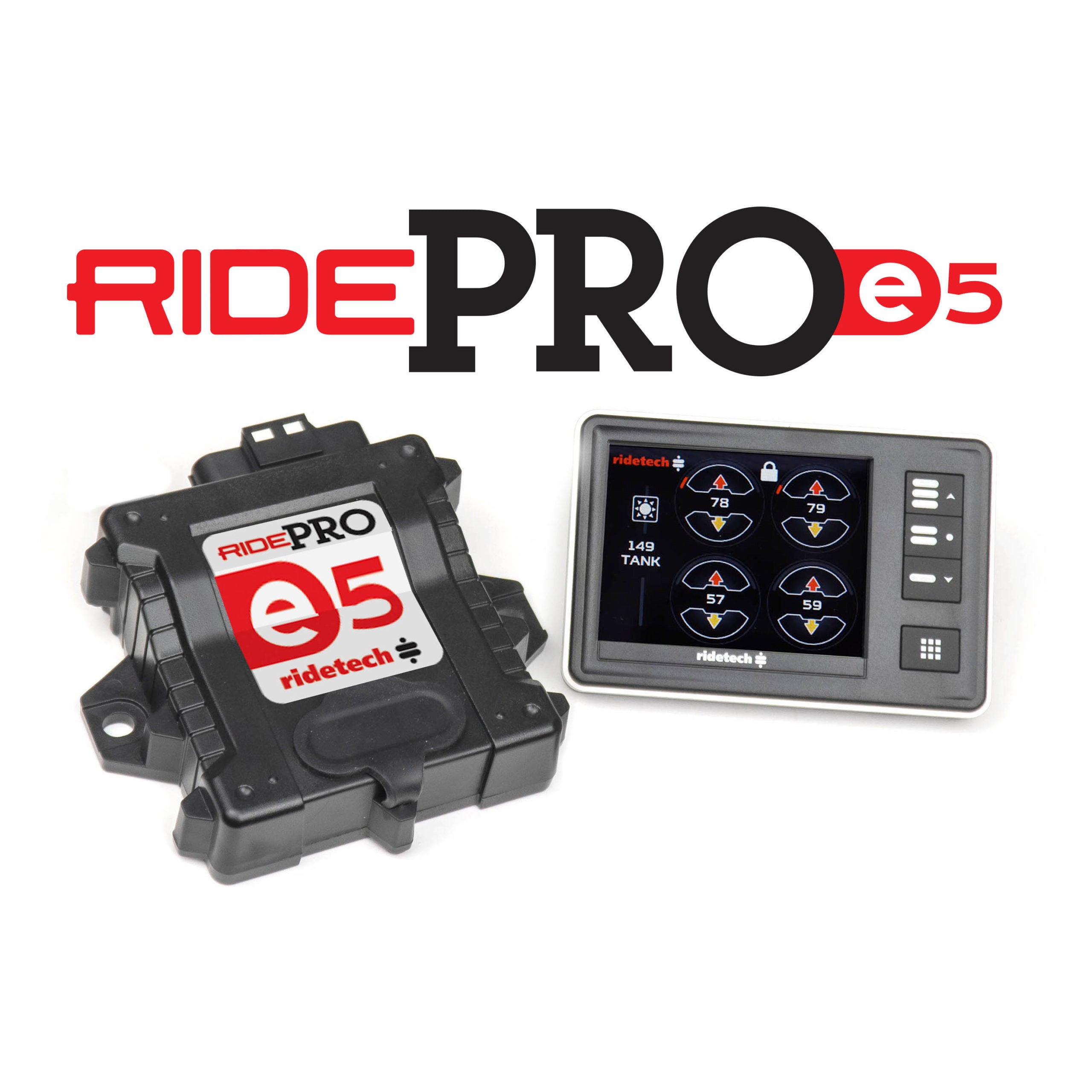 RidePro E5 Air Ride Suspension Leveling Control