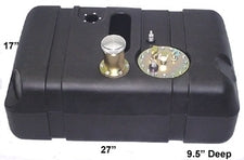 Universal Poly Fuel Tank with 3" Threaded Neck & Billet Cap (UT Series)